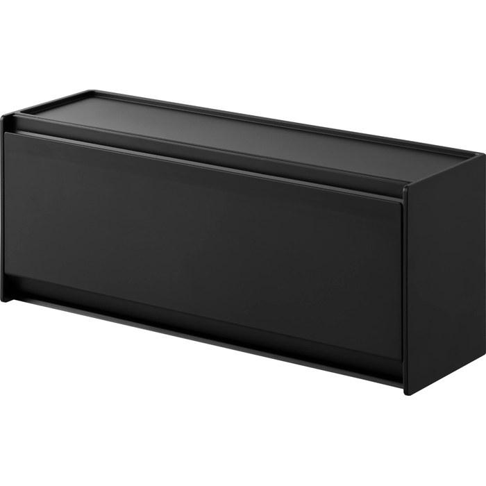 Yamazaki Tower Wall Storage Box 1356 (Black)