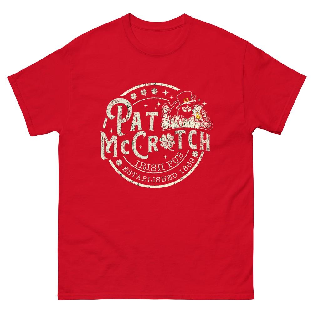 Pat Mccrotch Irish Pub Funny St Patricks Day TShirt S