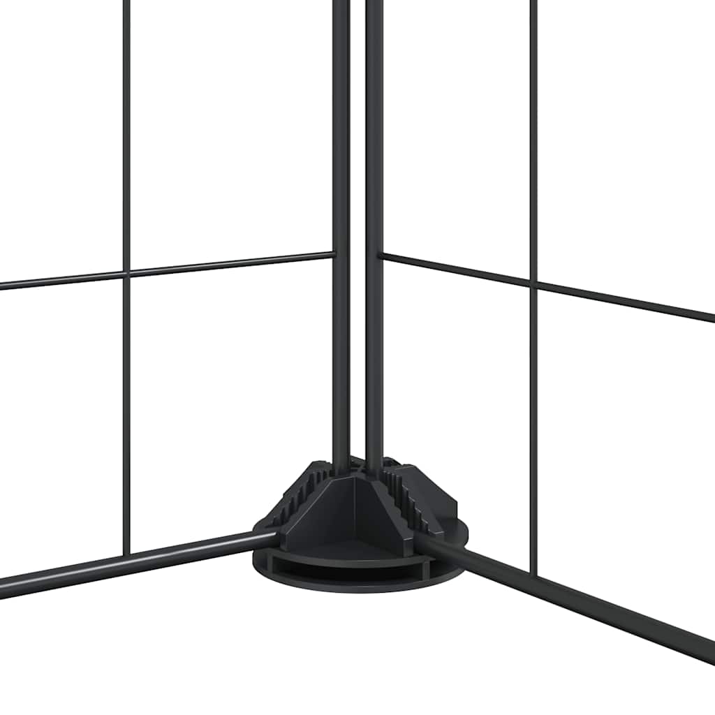 20 Piece Pet Cage with Door Black 35 X 35 Cm Steel