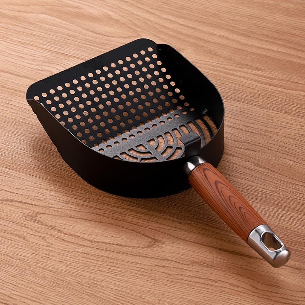 Stainless Steel Cat Litter Scoop Deep Shovel Cat Poop Sifting Tool Litter Box Scooper  Pet Cleaning
