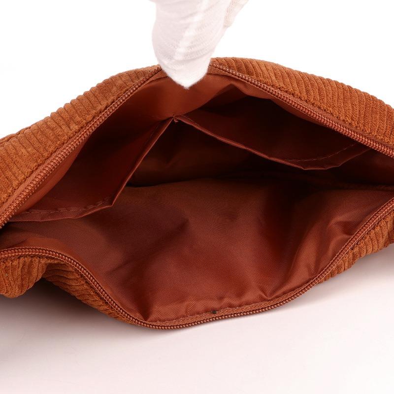 Corduroy Crossbody Bags For Women Ladies Large Capacity Shoulder Bag Fashion Purse And Handbags Solid Color Women Messenger Bag
