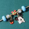Charms Anime Dessin Animé Disney Bracelet Mickey Mouse pour Femmes Bijoux Mignons Pendentif Accessoires Bracelet pour Filles Cadeau