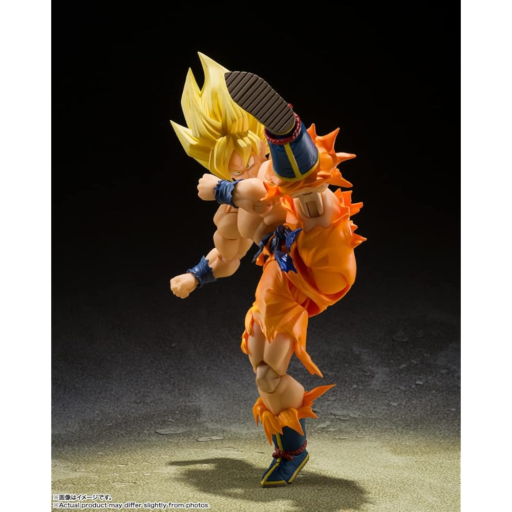 TAMASHII NATIONS S.H. Figuarts Dragon Ball Super Saiyan Goku Action Figure 145mm ABS PVC Painted Movable Figure