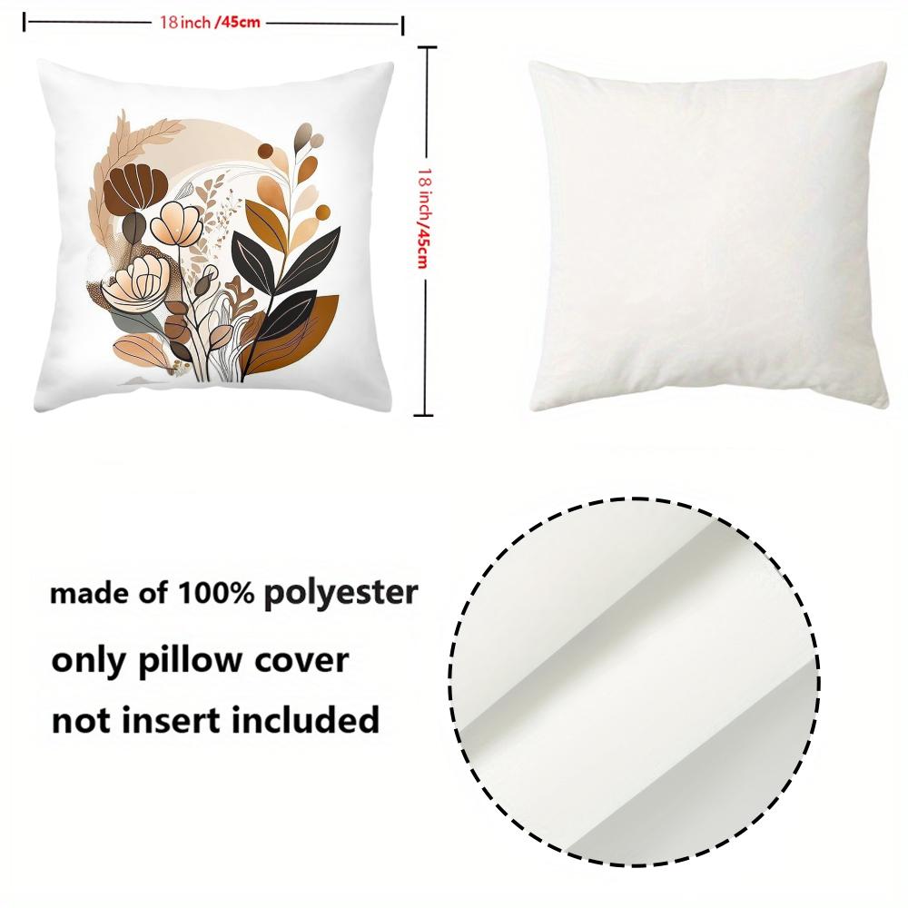1 Pieces Bohemian Floral Patterned Throw Pillow Set Polyester pillowcase, sofa decorative cushion cov Headboard Pillow