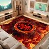 Eintracht Frankfurt Football Print Crystal Velvet Rug, Comfortable Water Absorbent Non Slip Indoor Floor Carpet