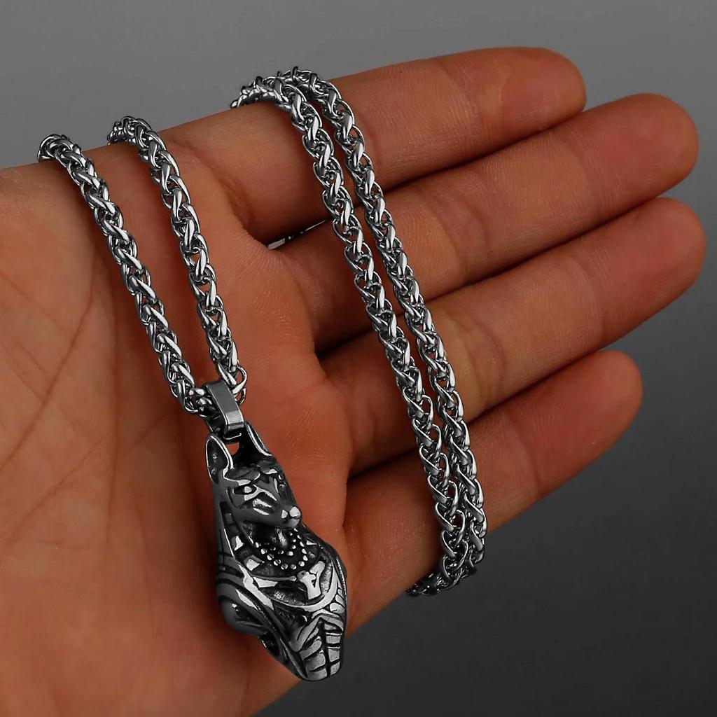 Necklace Anubis God Death Amulet Talisman Pendant Ancient Egypt Egyptian Symbol Eternal Life protect guardian Dead