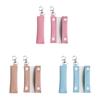 Car Key Ring PU Leather Pendant Headphone Cable Mini Storage Bag Coin Purse Keychain  Female