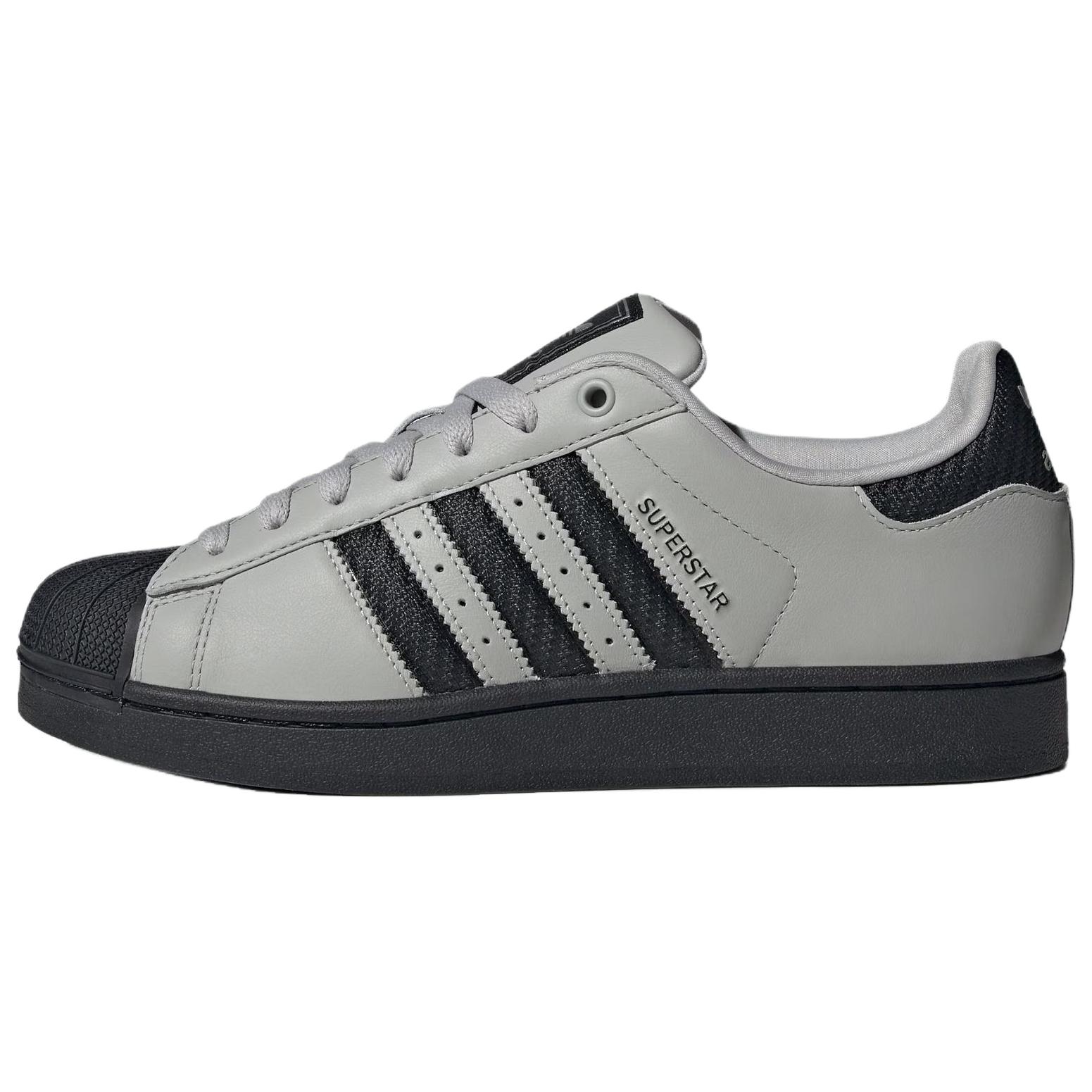 

Adidas Originals Superstar 2 Classic Кроссовки Унисекс Серый Черный JQ3183 40