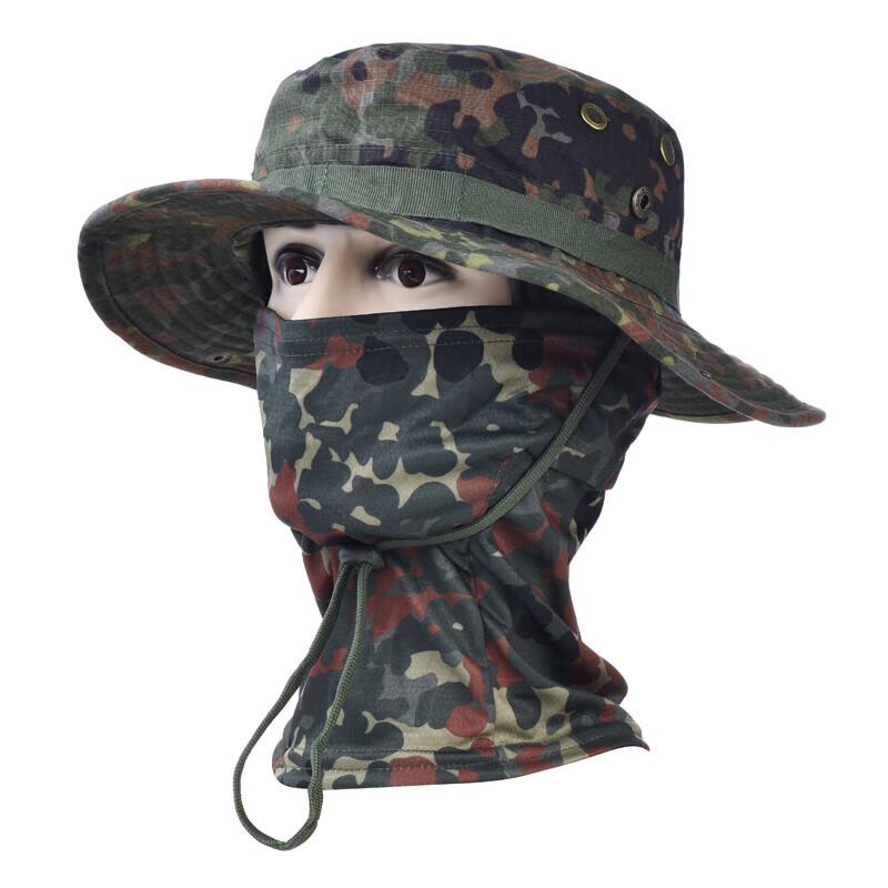 Outdoor Camouflage Boonie Hat & Sturmhauben Set