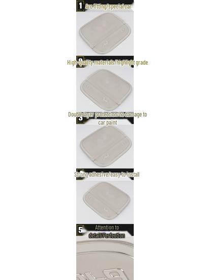 08-13 Eighth-Gen Accord Fuel Tank Cap Anti-Scratch Sticker Modification