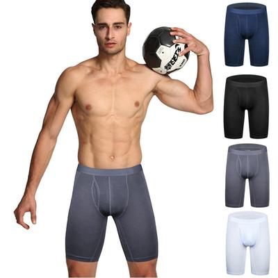 Men's Underwear Long Leg Boxers Shorts Briefs Breathable Panties Sports Underpants Knickers M L XL 2XL 3XL