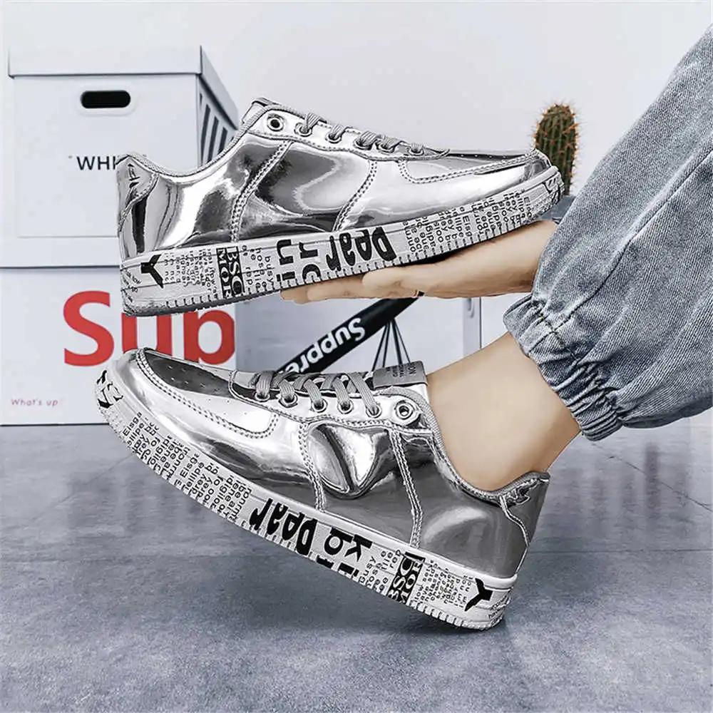Fashion Laced Size 44 Men's Shoes For Teenager Casual Brand Sneakers Magenta Sport Branded Luxury Designer On Sale Bity High End