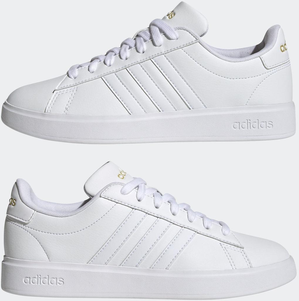 Кроссовки Adidas Grand Court 2.0 Women cloud white/cloud white/gold metallic