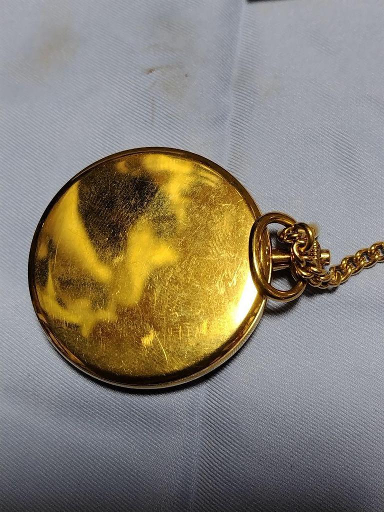 [USED] Seiko Pocket Watch, Gold, Open/close Type