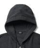 MUSINSA STANDARD Ribbed Knit Hooded Zip-Up [Medium Gray]