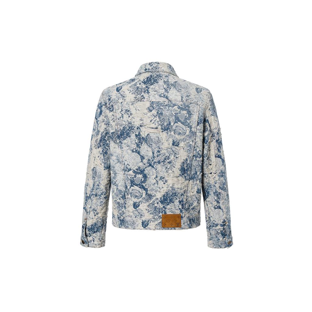 LOUIS VUITTON FW22 Denim Jacket Men's Blue 1AAGR6