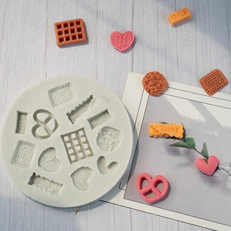 12 Cavities Silicone Cookie Molds for Making Cookie Candy Dessert Chocolate Molds Cake Molds Fondant Molds Baking Tool