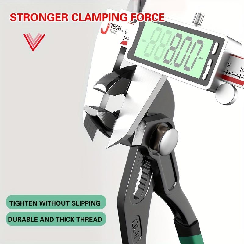 1pc Industrial-Grade Chrome Vanadium Steel Multi-Tool - Large Opening Pliers, Wrench, Water Tube Spanner