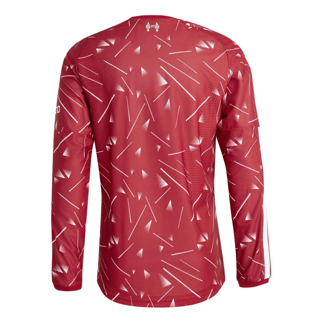 Adidas X Liverpool FC 26/27 Home Authentic Dry Fit Striped Long Sleeve Football Shirt Men tops KB8251