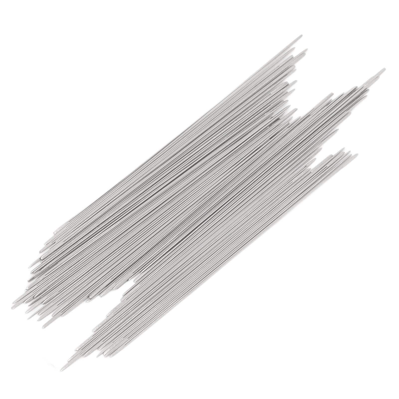 

50 шт. Иглы для бисера с большим ушком Эффективные Стабильные Иглы для бисера из нержавеющей стали для DIY