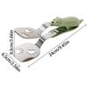 Anti-scald Steak Spatula Tongs 2in1 Steak Flipping Clip Pancake Barbecue Spatula  Cooking Tools