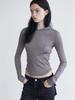 Holpeipeo Tight Ribbed Hoodie - Gray
