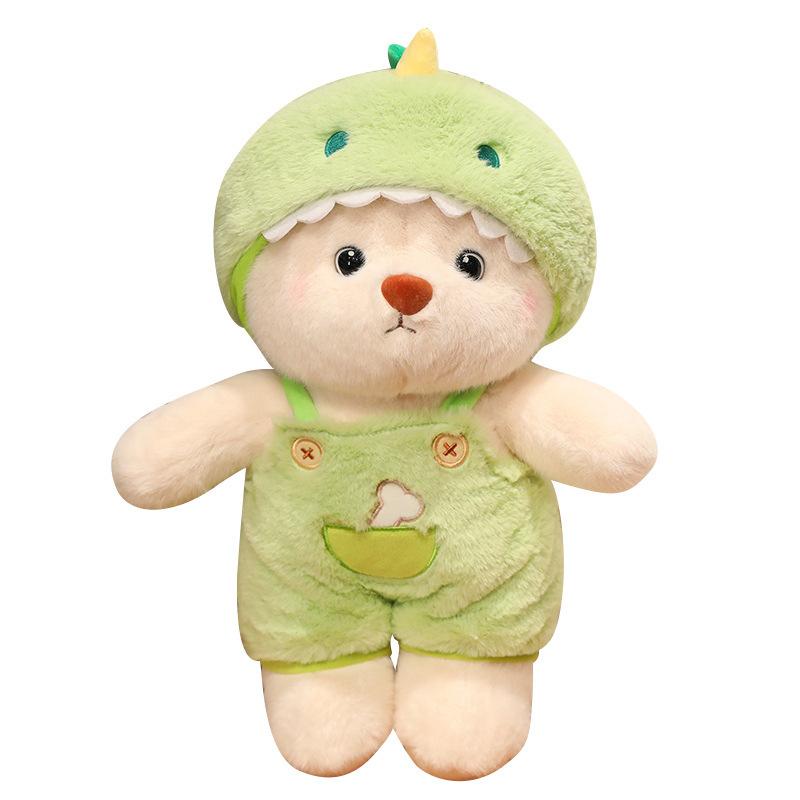 New Transformation Teddy Bear Plush Toy Cute Dressing Hug Bear Doll Cloth Doll Valentine's Day Gift