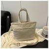 Fresh and sweet girl simple casual going out large capacity solid color spring hand carry shoulder small messenger bag