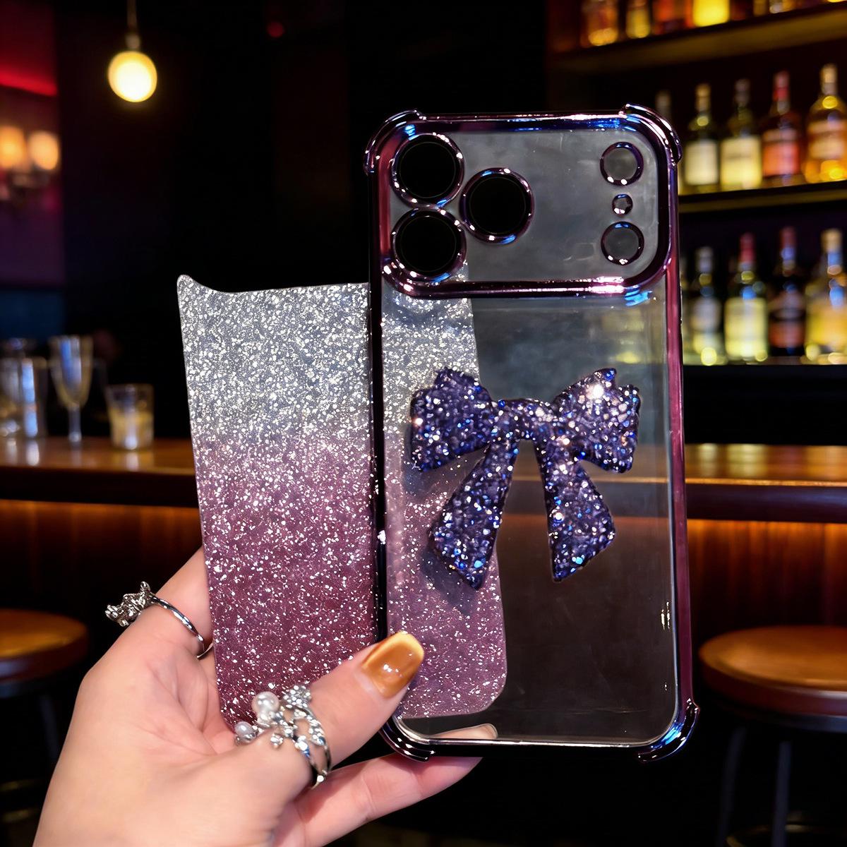 

Glitter Diamond Luxury Phone Case for Apple iPhone 17 Pro Max, 16 Pro, and 15 - Premium Feel for Women 16 Pro Max