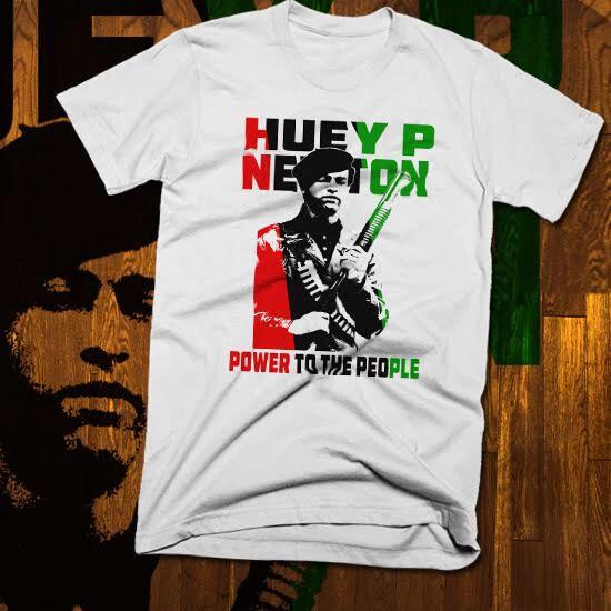 Huey P Newton Panther Party T-Shirt African Civil Rights Stay Woke new tee 2XL