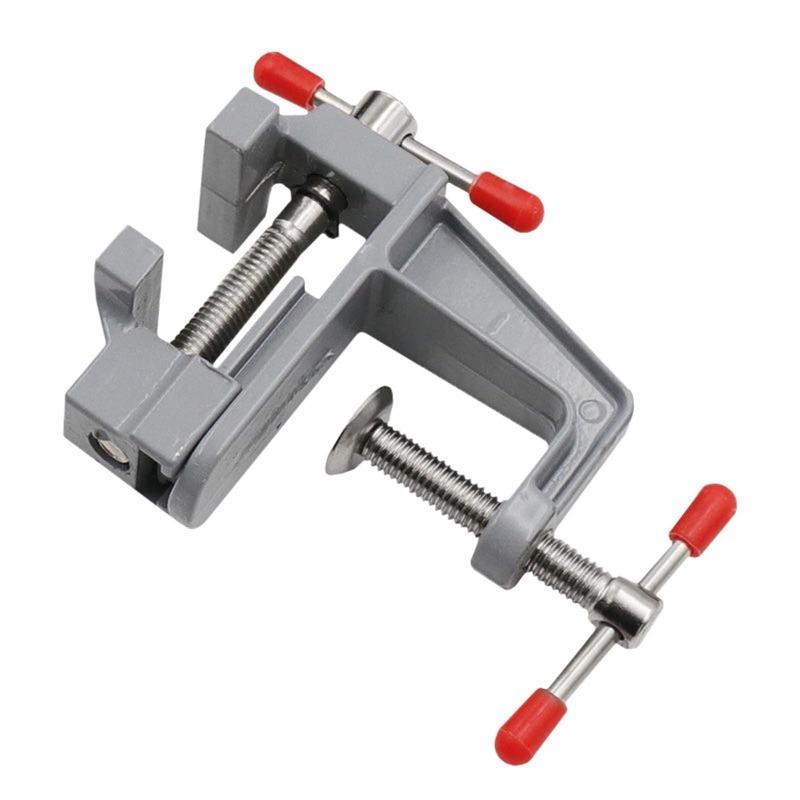 0-30mm Aluminum Mini Bench Vise Muliti-Funcational Miniature Small Jewelers Hobby Clamp On Table Flat Pliers Tool Vice