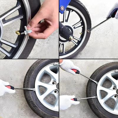 3 Piece Tire Spoon Kit Rim Protector Tool with Non Slip Handle for Motorcycle Car Bike Tire Changing and Repair