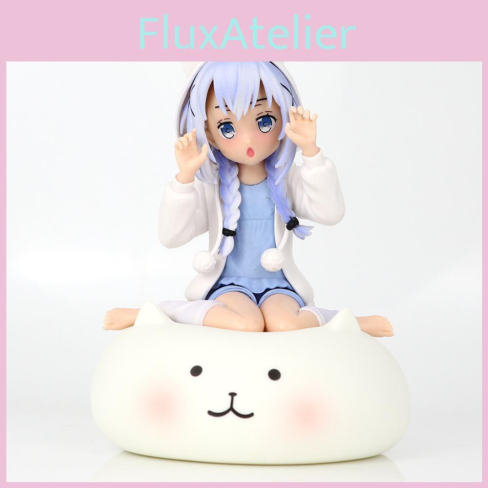 Sitting Kyoko Adorable Chino Pvc Figurine With Beautiful Pajamas Display For