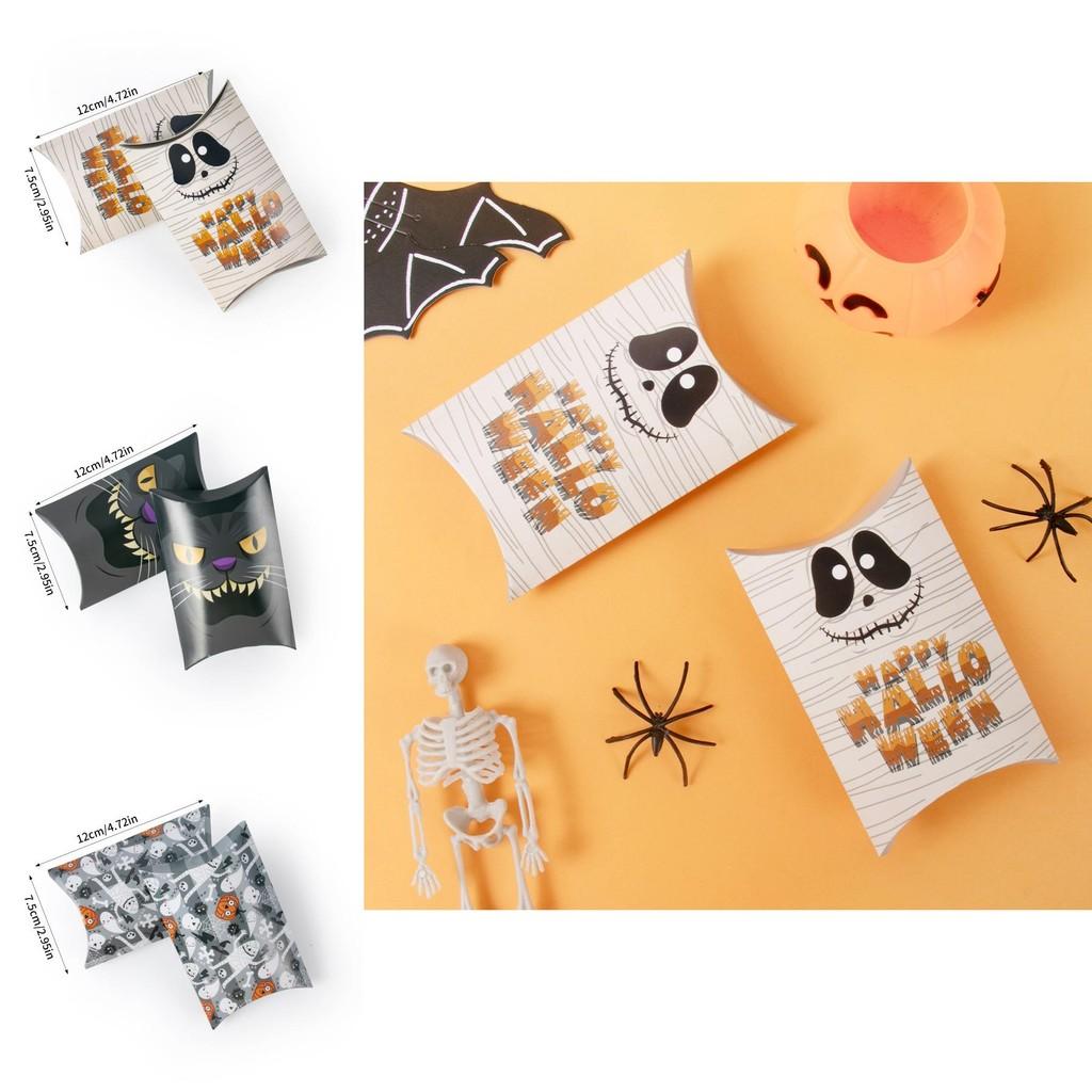 Halloween Cartoon Candy Pillow Box With Creative Packaging For Party Decor