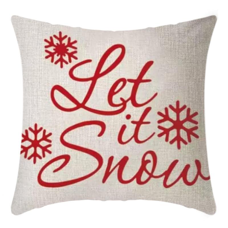 New Christmas Pillowcases Christmas Sofa Living Room Pillowcases Pillowcase Combination Pillowcases