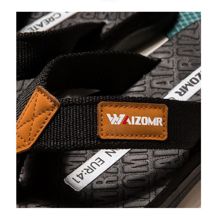 Fashion New Men's Outdoor Slippers Casual Beach EVA High Elasticity Thick Bottom Flip Flops