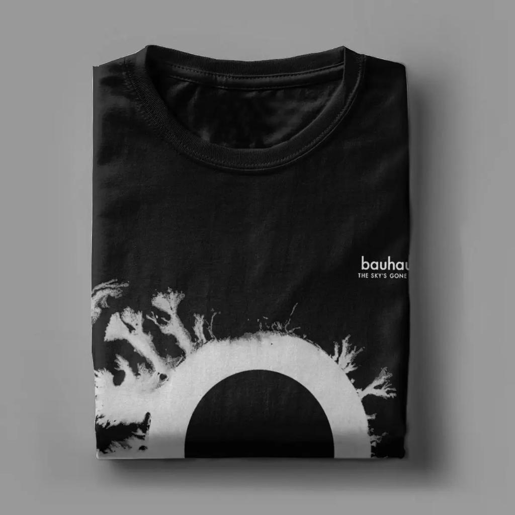 Mode Bauhaus The Sky's Gone Out Post Punk Années 80 T-shirts pour Hommes 100% Coton T-shirts Manches Courtes T-shirt Grandes Tailles Hauts