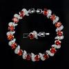 Bracelet Charm Élégant pour Femme Incrusté de Cristal Mode Bijoux de Fiançailles Mariage