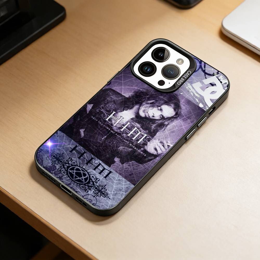

HIM-R Razorblade Romance Phone Case For iPhone 17,16,15,14,13,12,11 Plus,Pro Max,XS,Colorful Silver Black Cover iPhone17PRO