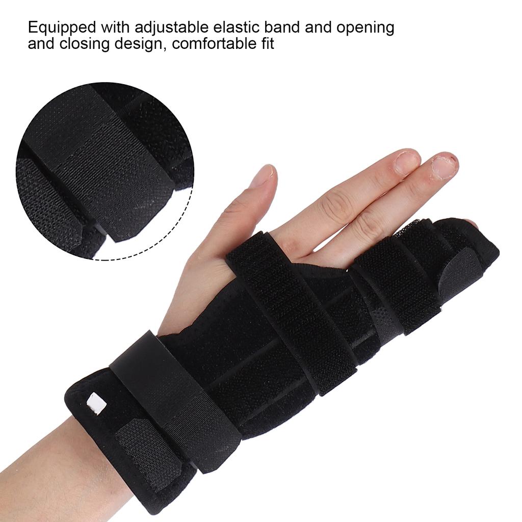 Adjustable Finger Brace Splint Comfortable Hand Support Breathable Stabilizer For Broken Fingers Relief Hand Brace