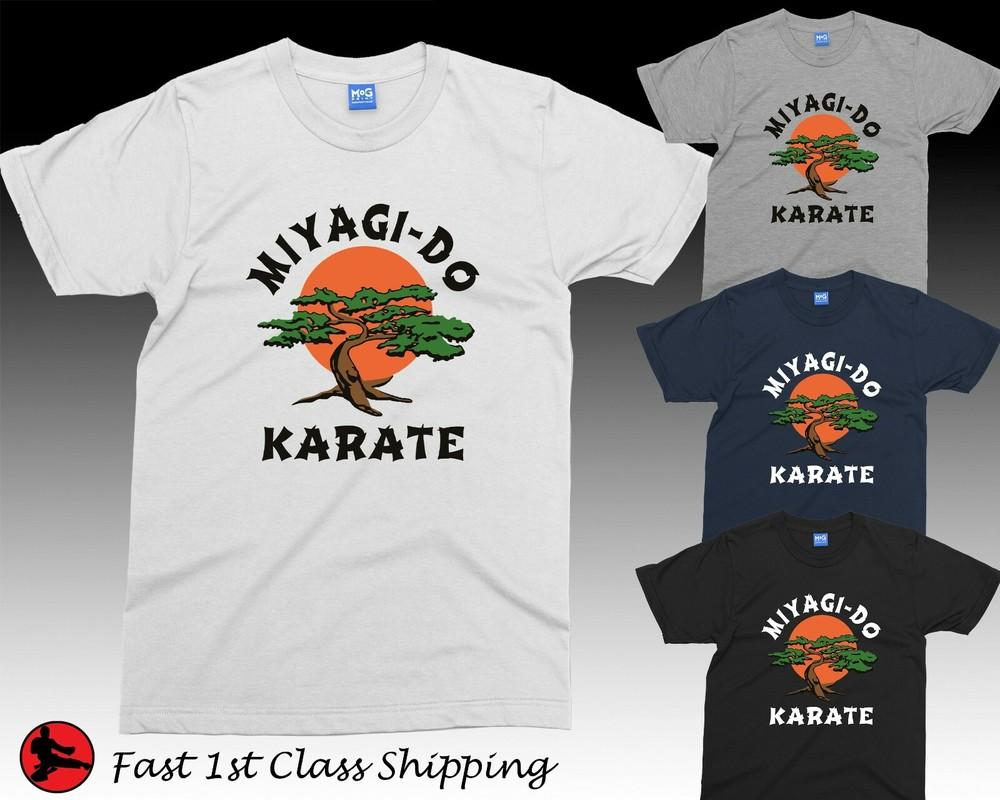 Miyagi-Do Karate T-shirt Retro Cobra Kai Dojo Inspired Birthday Gift Top Unisex