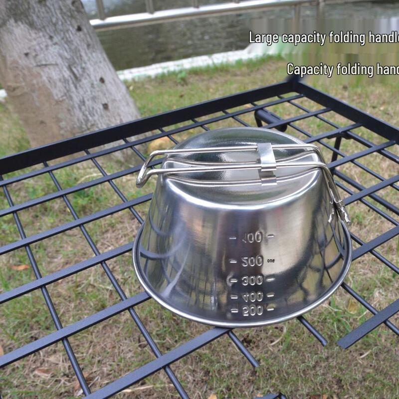 NuFeng Foldable 304 Stainless Steel Picnic Bowl