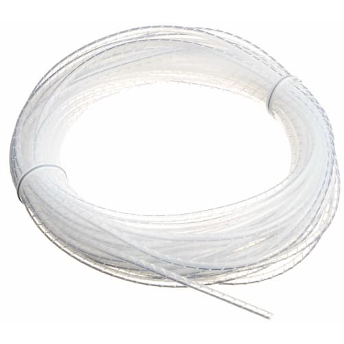 TRUSCO Spiral Tube 10m Bundle Diameter 1.5~10.0 White
