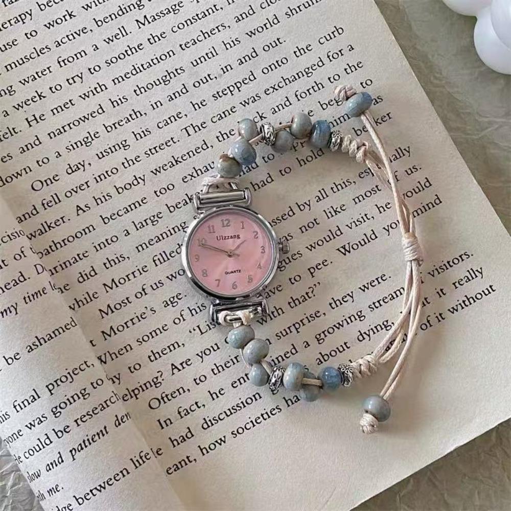 Nieuw Kralen Armband Horloge Verstelbare Band Hanger Ketting Horloge Kwarts Horloge Vrouwen Meisjes