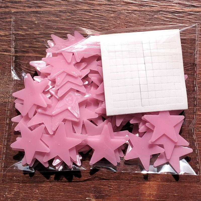 Glow-in-the-Dark Star Wall Stickers for Children's Bedroom Ceiling Decoration