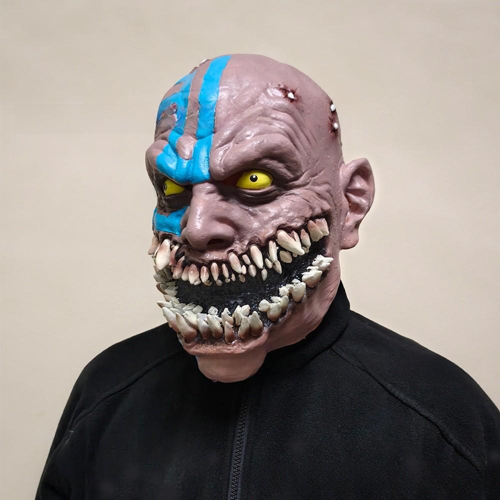 Mortal Kombat Baraka Mask Latex Costume Accessory For Halloween Cosplay