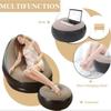 Foldable Inflatable Sofa Chair with Footrest - Portable Outdoor Recliner for Home and Lazy Relaxation
