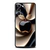 Happy Black Apple Phone Case Cover for Samsung Galaxy S26 S25 S24 S23 S22 S20 S21 FE Ultra S25 Edge Plus 5G Soft TPU Shell Capas