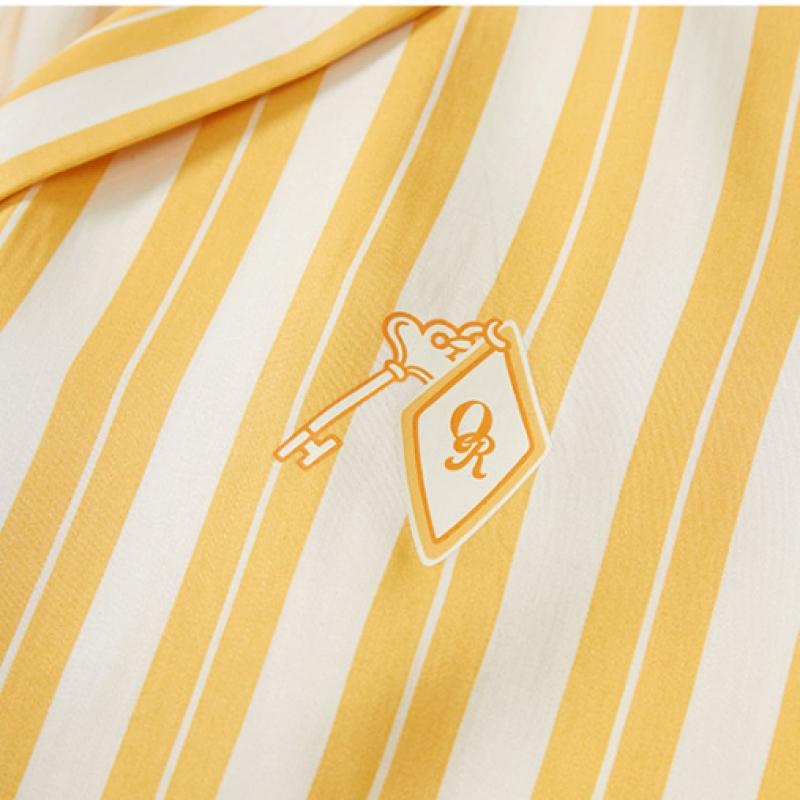 Orcite Women S Long Sleeve Pajama Set H013 Melin Yellow