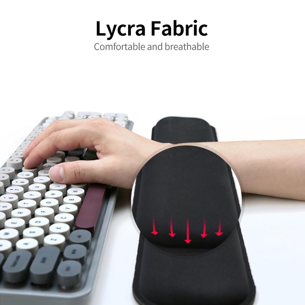 Keyboard Hand Rest Memory Foam Ergonomic Design Office Gaming Computer Keyboard Wrist Rest